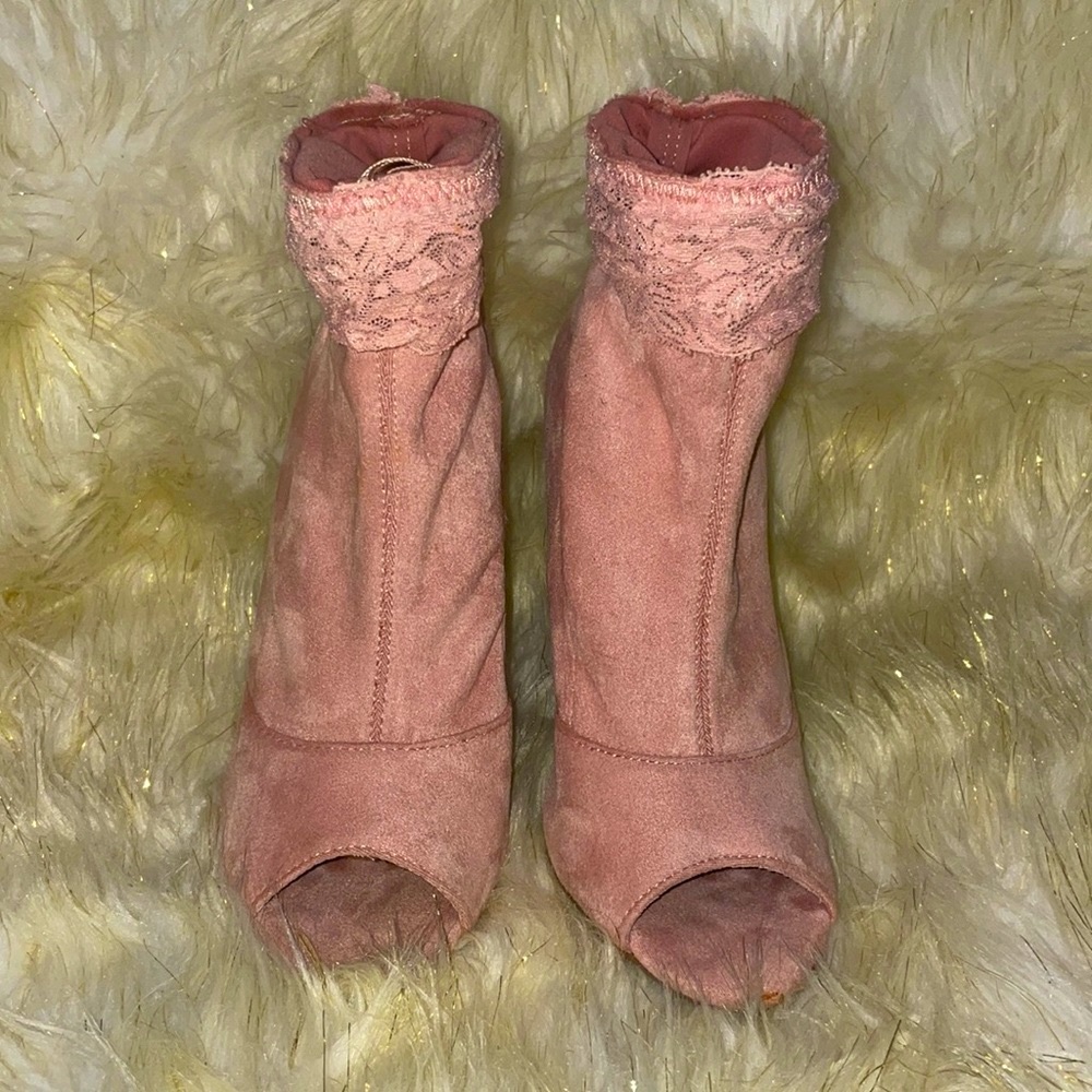 Bamboo Blush Heels